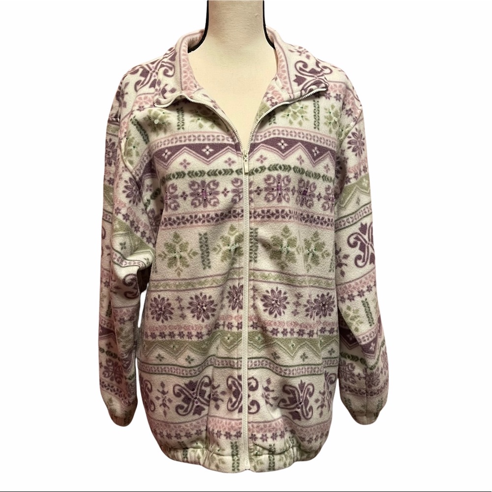 Alfred Dunner Fleece Jacket